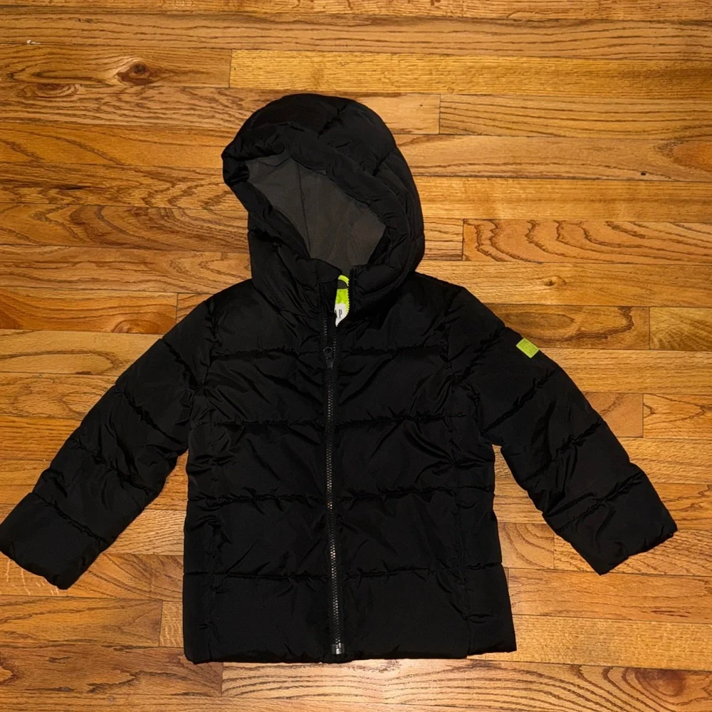 GAP Kids‎ Black Hooded Puffer Jacket size XS